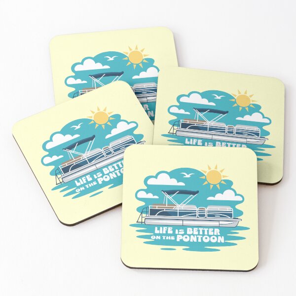 Item preview, Life is Better On The Pontoon Boat Funny Boating Lake Gift designed and sold by Colorfulman.