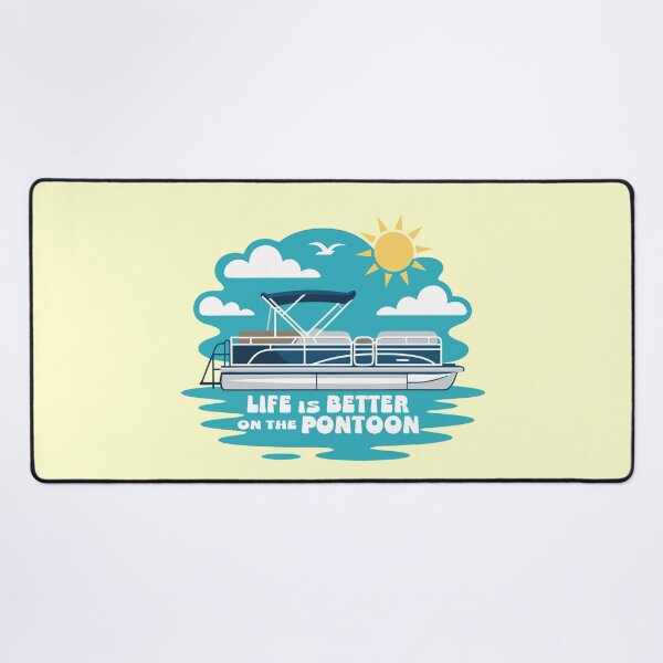 Item preview, Life is Better On The Pontoon Boat Funny Boating Lake Gift designed and sold by Colorfulman.