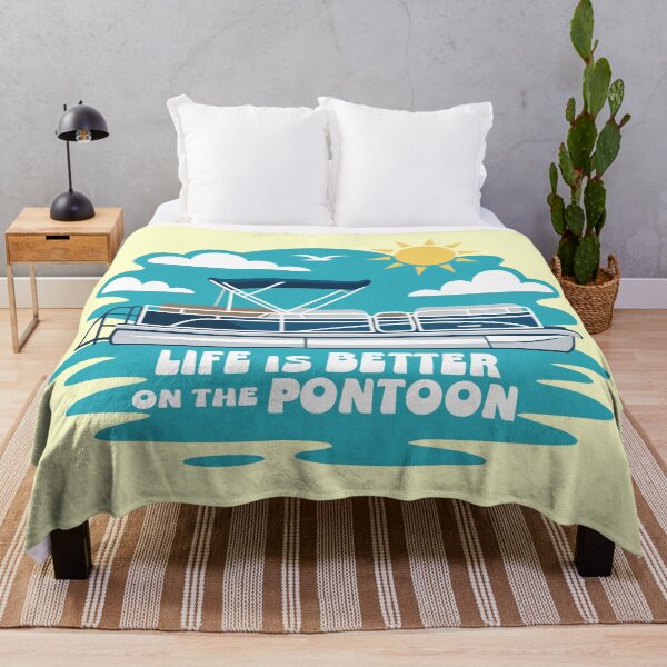 Item preview, Life is Better On The Pontoon Boat Funny Boating Lake Gift designed and sold by Colorfulman.