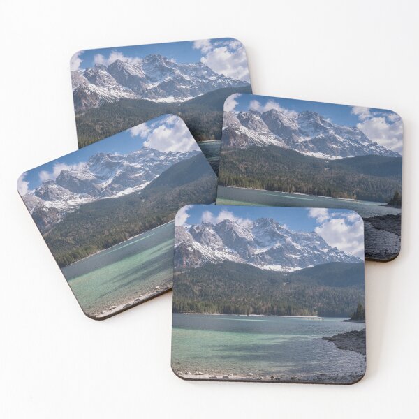 Aperçu de l'œuvre Zugspitze au-dessus de l'Eibsee créée et vendue par Kasia Design.