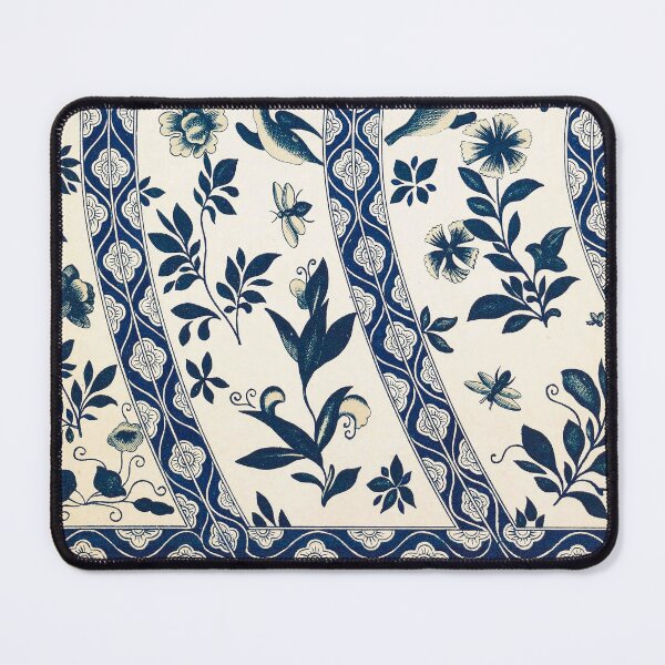 Item preview, Vintage Blue and White Chinoiserie Floral Pattern designed and sold by The Ravens Ballad.