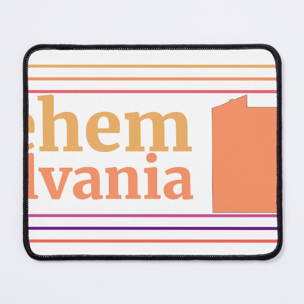 Item preview, Bethlehem Pennsylvania City Marked On Map designed and sold by TheIconSmith.