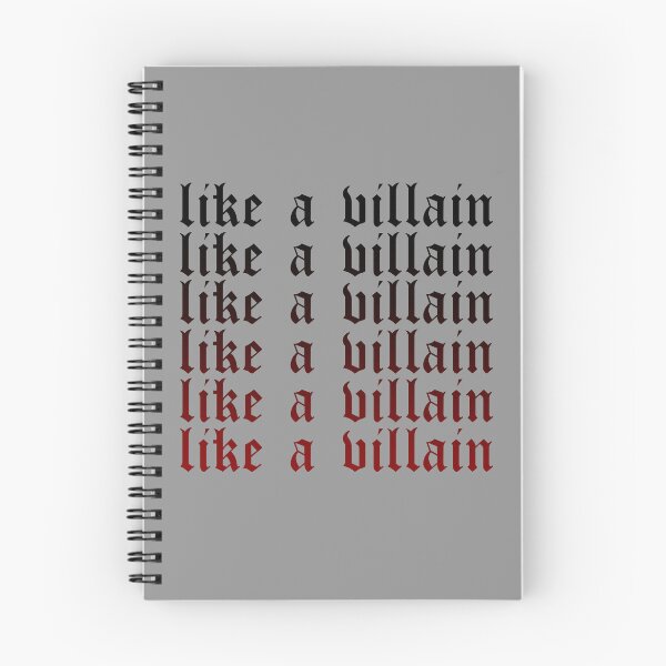 Item preview, Like a Villain - Bad Omens Song Lyrics designed and sold by letizzart designs.