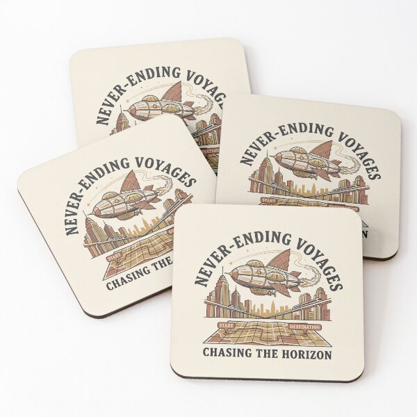 Item preview, Never Ending Voyages - Vintage Airship Travel Adventure designed and sold by Zazz Lee.