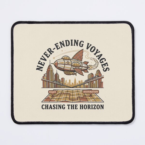 Item preview, Never Ending Voyages - Vintage Airship Travel Adventure designed and sold by Zazz Lee.