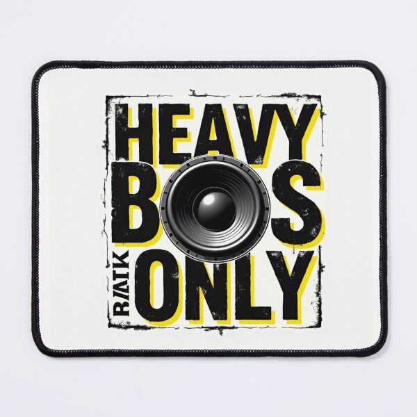 Item preview, Heavy Bass Only Music Speaker Graphic designed and sold by FlippoStories.