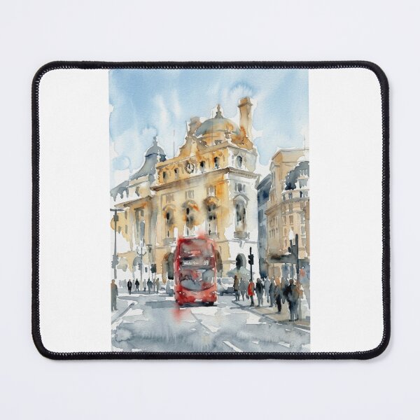 Item preview, Bartholomew Lane London Watercolor Painting designed and sold by caracatita75.