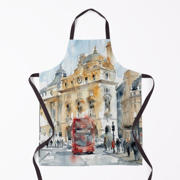 Item preview, Bartholomew Lane London Watercolor Painting designed and sold by caracatita75.