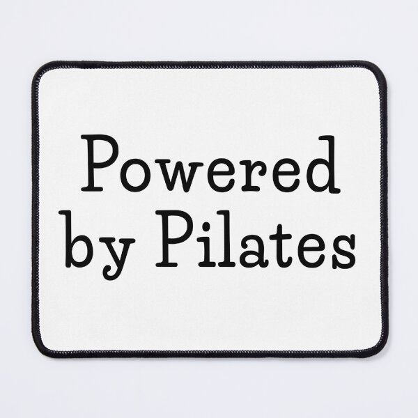 Item preview, Powered by pilates fun Minimalist Motivational Typography for Pilates Girls designed and sold by GenZenClub.