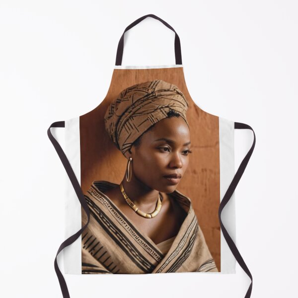 Item preview, Fashion - Woman in Turban and Shawl, Natural Elegance and African Heritage designed and sold by Beat-It.