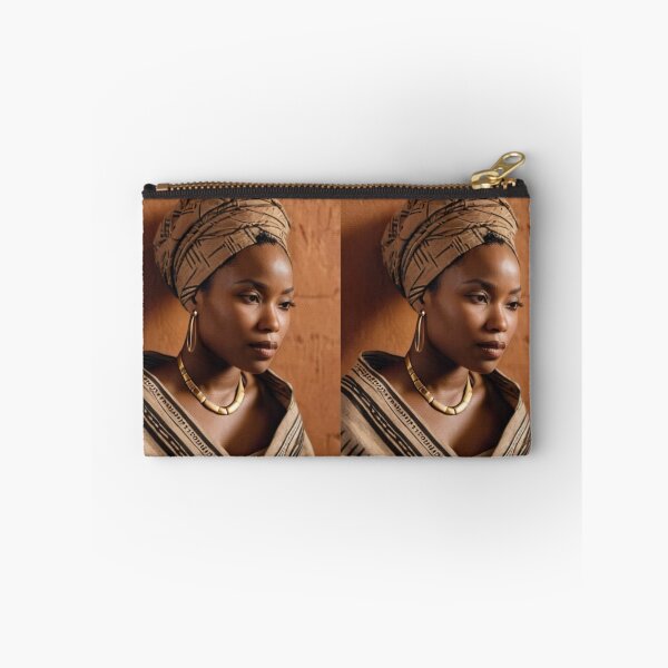 Item preview, Fashion - Woman in Turban and Shawl, Natural Elegance and African Heritage designed and sold by Beat-It.