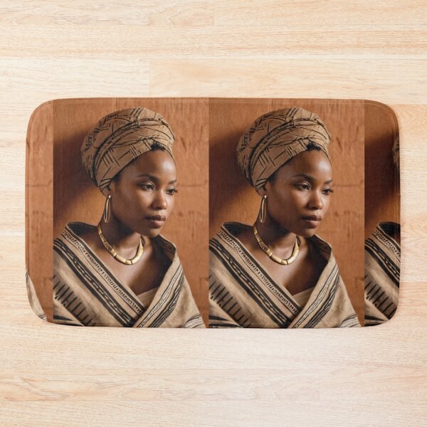 Item preview, Fashion - Woman in Turban and Shawl, Natural Elegance and African Heritage designed and sold by Beat-It.