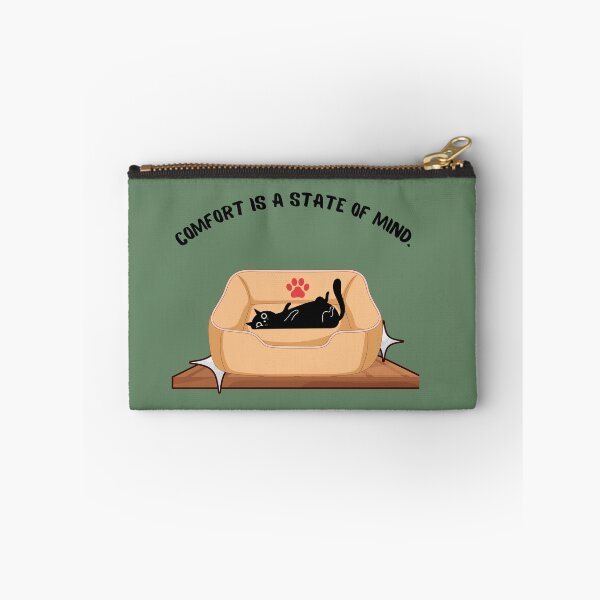 Item preview, Funny Cat Art - Comfort Is A State Of Mind Pet Bed Meme designed and sold by AhmadAnnaPrints.