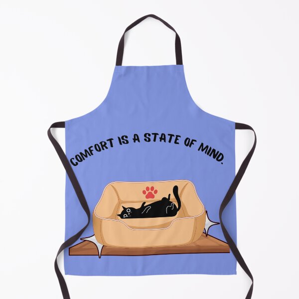 Item preview, Funny Cat Art - Comfort Is A State Of Mind Pet Bed Meme designed and sold by AhmadAnnaPrints.