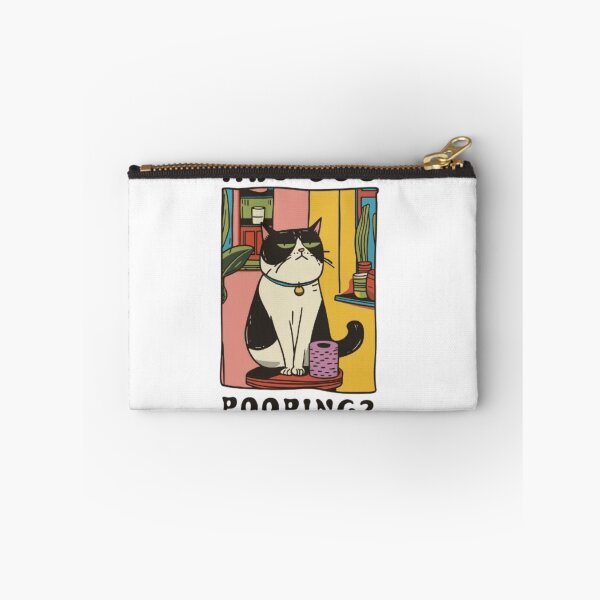 Item preview, Bathroom Cat – Funny Cartoon “Are You Pooping?” Design designed and sold by WATEKE.