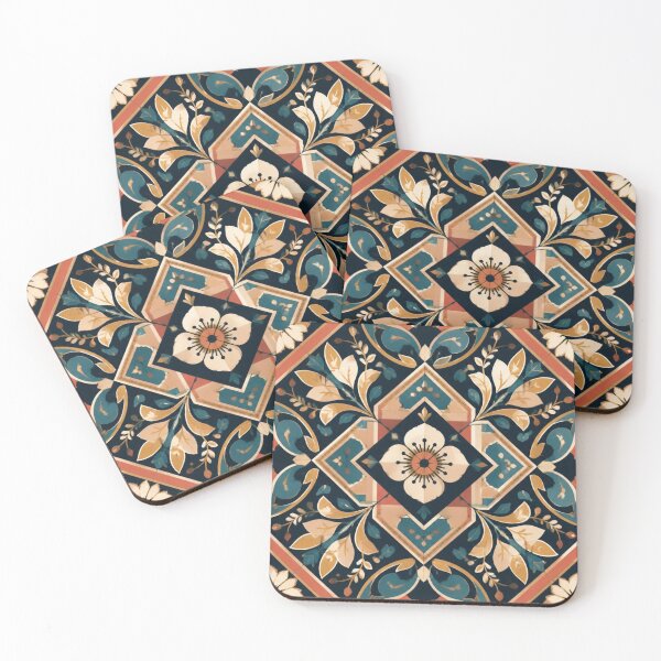 Item preview, Elegant Art Deco Floral Pattern | Vintage Botanical Geometric Design designed and sold by My Gluten Free Life UK.