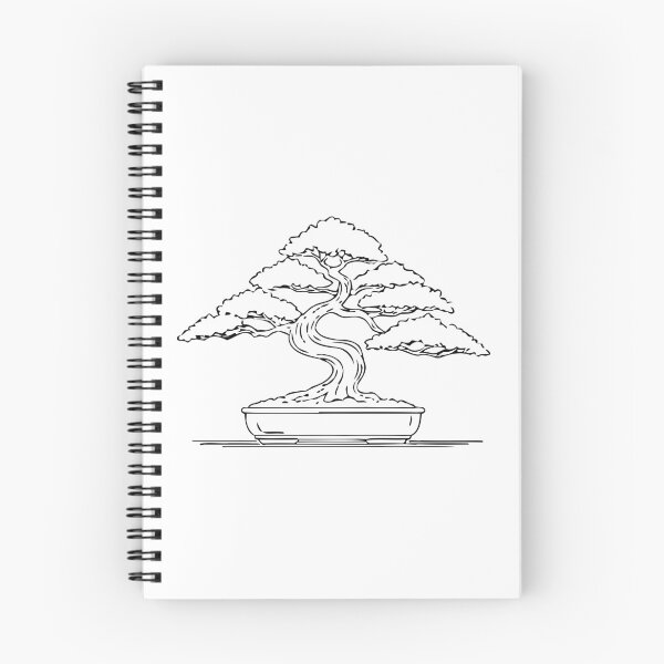 Item preview, Minimalist Japanese Bonsai Tree Line Art designed and sold by Amir Faysal.