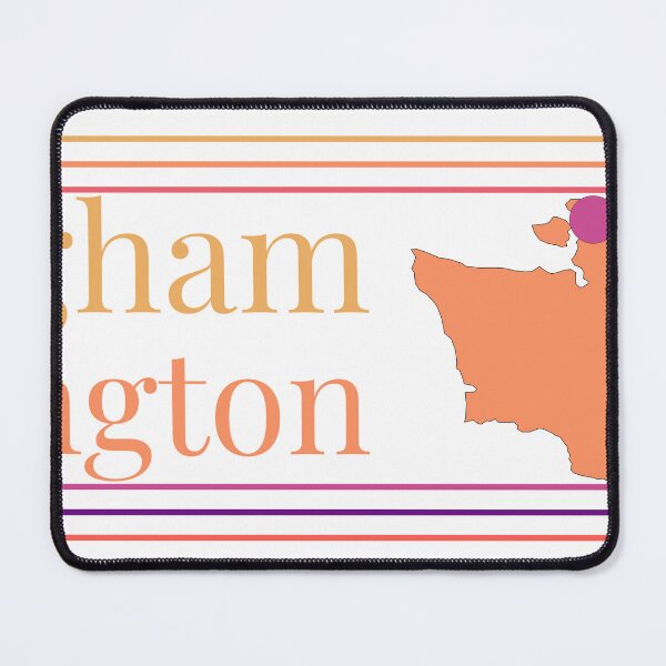 Item preview, Bellingham Washington City Marked On Map designed and sold by TheIconSmith.