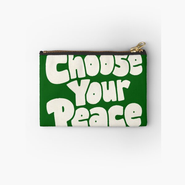 Item preview, Choose Your Peace Retro Groovy Typography Design designed and sold by CosmoMerchStore.