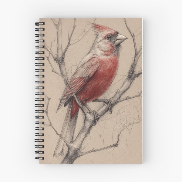 Item preview, A Cardinal among bare winter branches, Birds in Motion designed and sold by CDC40.