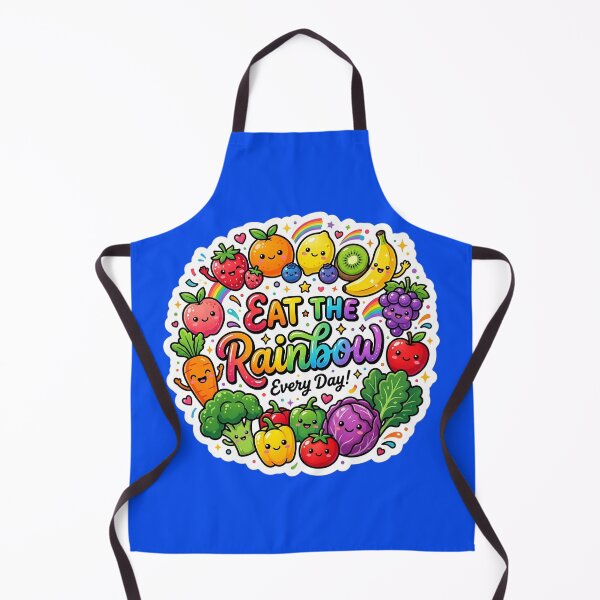 Item preview, Eat the Rainbow Every Day Cute Kawaii Fruits & Vegetables Sticker | Healthy Eating Rainbow | Vegan Nutrition Design designed and sold by Bhaskar Digital Art.