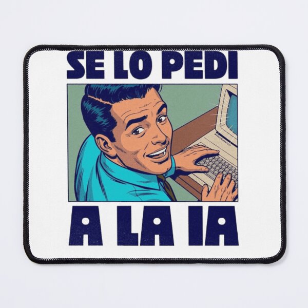 Item preview, Retro Laptop Meme – “Se Lo Pedí a la IA” Vintage Comic Design designed and sold by WATEKE.