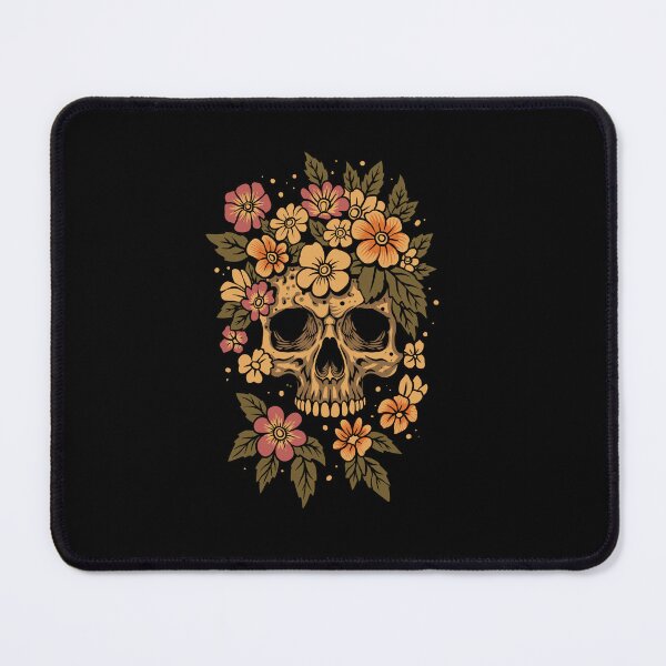 Item preview, Floral Skull Vintage Botanical Skeleton Gothic Flower T-Shirt designed and sold by phsycartwork.