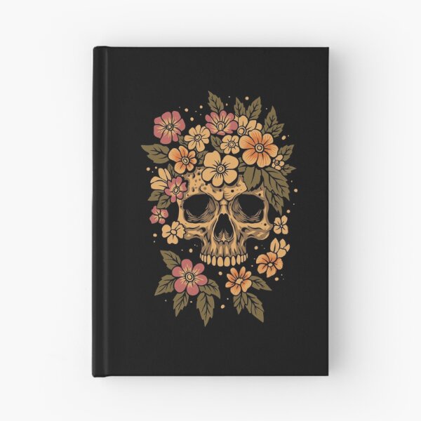 Item preview, Floral Skull Vintage Botanical Skeleton Gothic Flower T-Shirt designed and sold by phsycartwork.