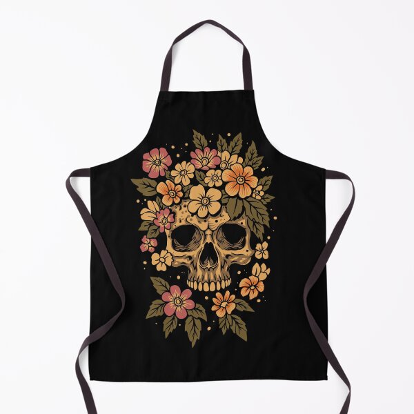 Item preview, Floral Skull Vintage Botanical Skeleton Gothic Flower T-Shirt designed and sold by phsycartwork.