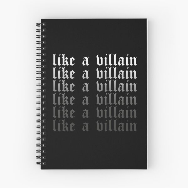Item preview, Like a Villain - Bad Omens Song Lyrics designed and sold by letizzart designs.