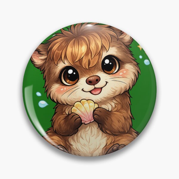Item preview, Cute Otter | Adorable Animal Typography Design designed and sold by VasiArtLab.