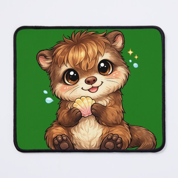 Item preview, Cute Otter | Adorable Animal Typography Design designed and sold by VasiArtLab.