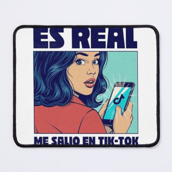 Item preview, Pop Art TikTok Meme – “Es Real, Me Salió en TikTok” designed and sold by WATEKE.