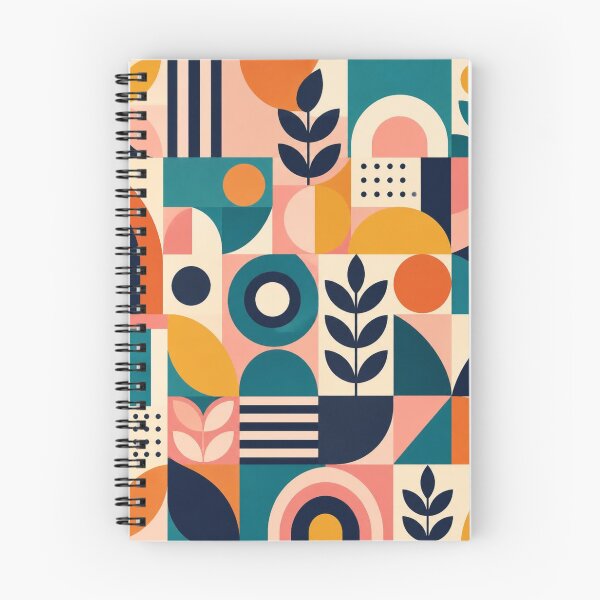 Item preview, Mid Century Modern Botanical Pattern | Retro Geometric Abstract Design designed and sold by My Gluten Free Life UK.