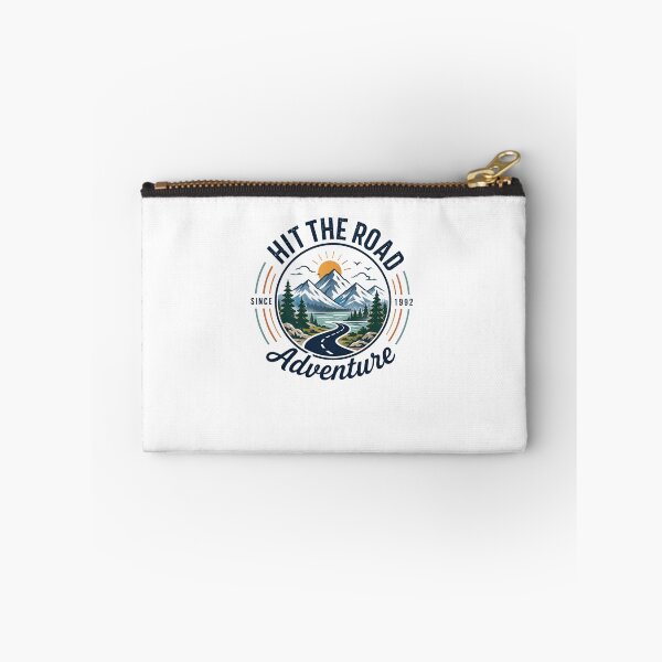 Item preview, Hit The Road Adventure Outdoor Travel Mountains Camping Road Trip 1992 designed and sold by JonesFlora2025.