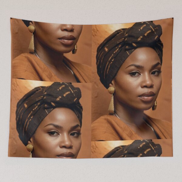 Item preview, Portrait - Afro-Bohemian Woman, Ethnic Inspiration and Contemporary Style designed and sold by Beat-It.