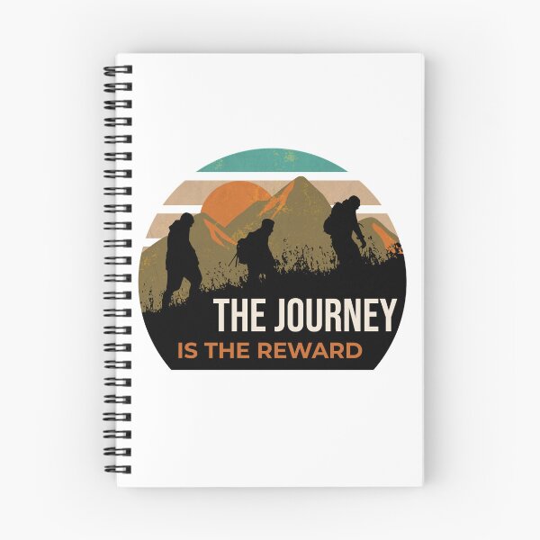 Item preview, The Journey Is The Reward. Hiking Merch.  designed and sold by FigTreeFactory.
