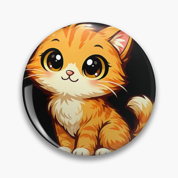 Item preview, Orange Cat | Cute Feline Typography Design designed and sold by VasiArtLab.