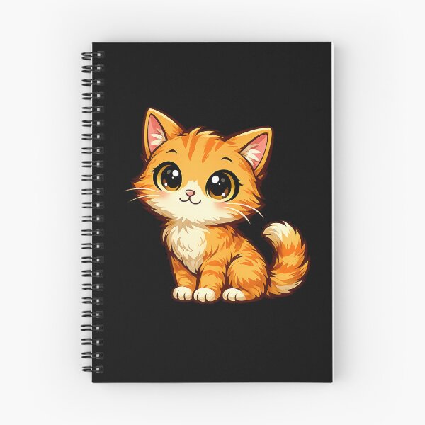 Item preview, Orange Cat | Cute Feline Typography Design designed and sold by VasiArtLab.