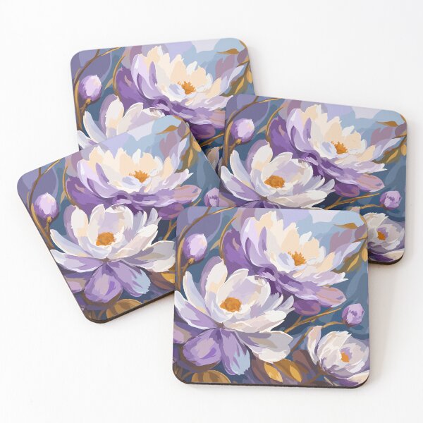 Artikelvorschau, Purple Peony Garden – Romantic Floral Art entworfen und verkauft von ArtByBoya.