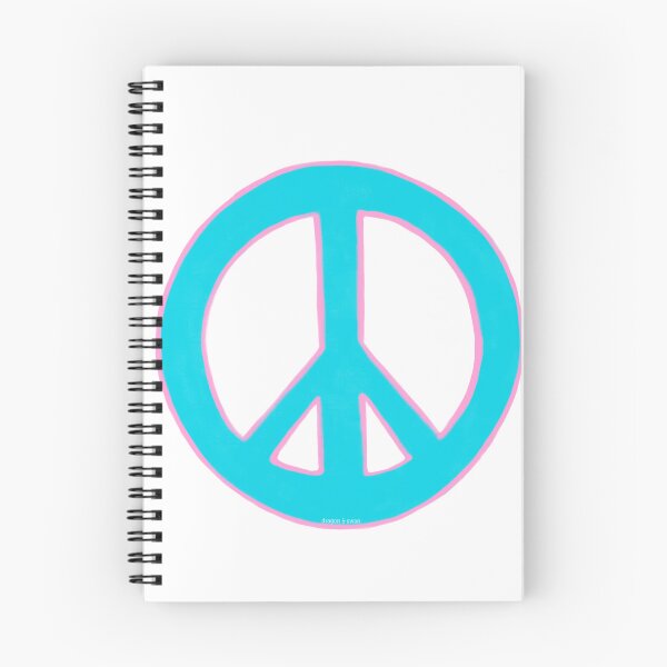 Item preview, Peace Symbol Disarmament Peace Sign Blue and Pink designed and sold by CovetedCove.