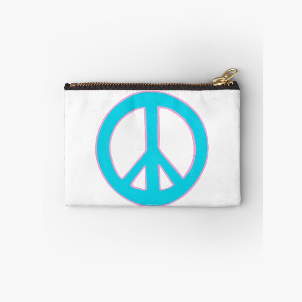 Item preview, Peace Symbol Disarmament Peace Sign Blue and Pink designed and sold by CovetedCove.