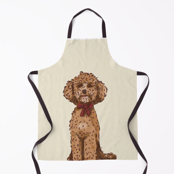 Item preview, A cute dog with a red bow designed and sold by Hessah-HA.