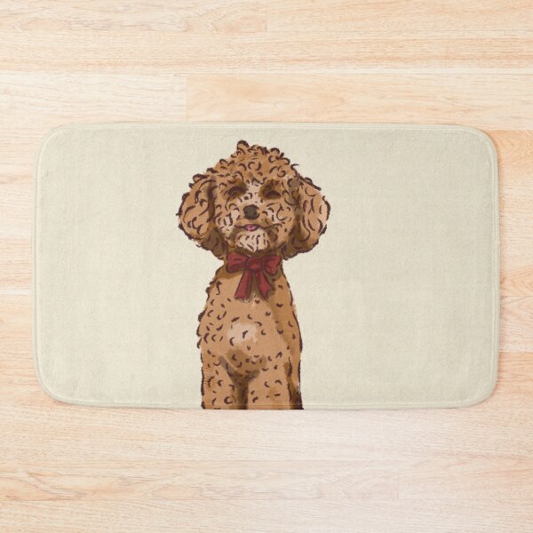 Item preview, A cute dog with a red bow  designed and sold by Hessah-HA.