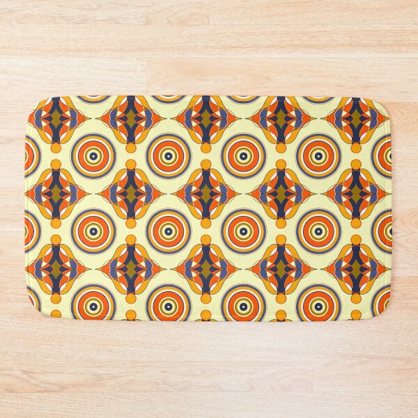 Item preview, Orange and navy pattern designed and sold by SonArserker.