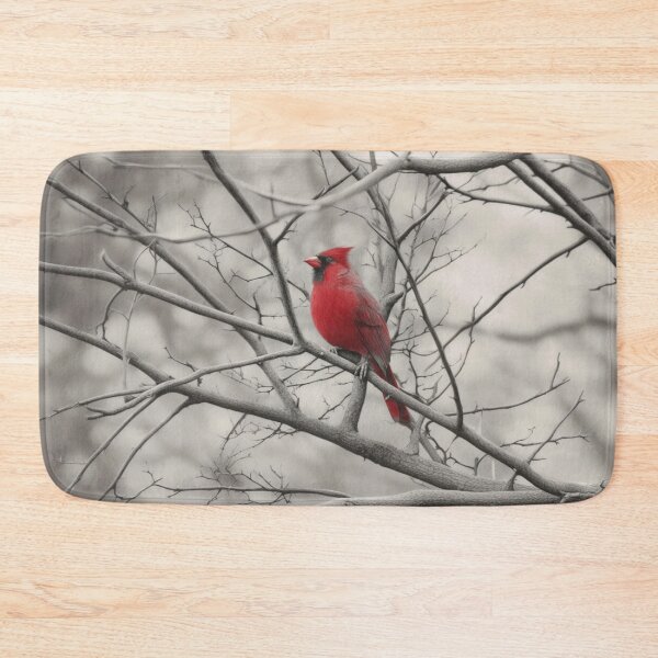Item preview, A Cardinal among bare winter branches, Birds in Motion designed and sold by CDC40.