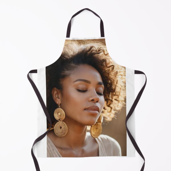 Item preview, Portrait - Woman with Afro Hair, Afro-Bohemian Aesthetic designed and sold by Beat-It.