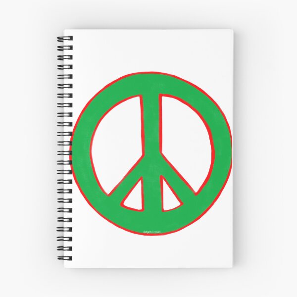 Item preview, Peace Symbol Disarmament Peace Sign Green and Red designed and sold by CovetedCove.