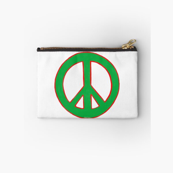 Item preview, Peace Symbol Disarmament Peace Sign Green and Red designed and sold by CovetedCove.