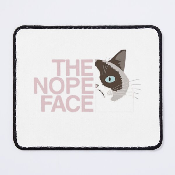 Item preview, The Nope Face – Grumpy Cat Parody Design designed and sold by WATEKE.